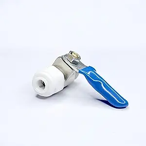IONIX 1/4 Size Brass Inlet Valve Handle for RO Water Purifiers (1/4 Bress Handle Only)